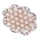 thumbnail image 3 of 10x Phenovo Crystal Faux Alloy 27mm Diamante Perla Placa Frontal Decoración Con Hebilla SM SunniMix Botón de perlas de cristal, 3 of 6
