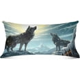 thumbnail image 2 of GZHJMY Wolves in Winter Snow Plush Pillow Case,Zippered Bed Pillow Pillowcases,Super Soft and Cozy Pillowcase Covers for Sleep - Queen Size 20x30in Home Decor, 2 of 7