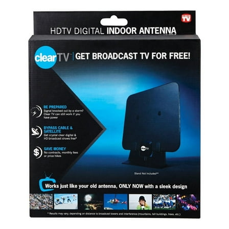 1 Pc, Cleartv Indoor Hdtv Digital Antenna 1 Pk