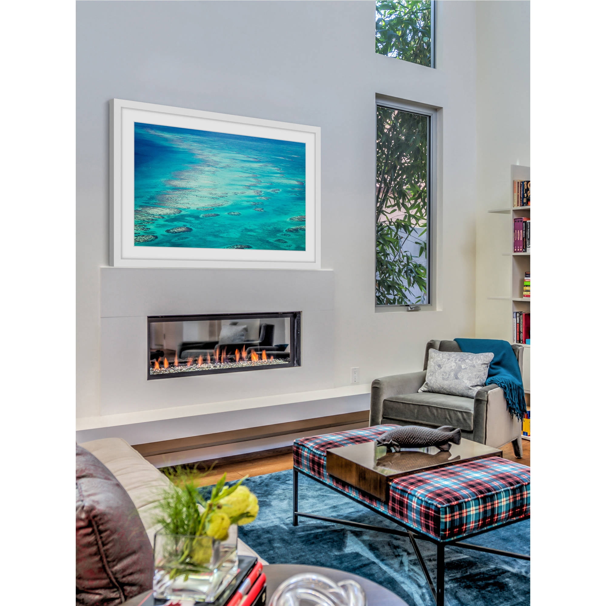 Marmont Hill "Ocean Rocks" Framed Painting Print