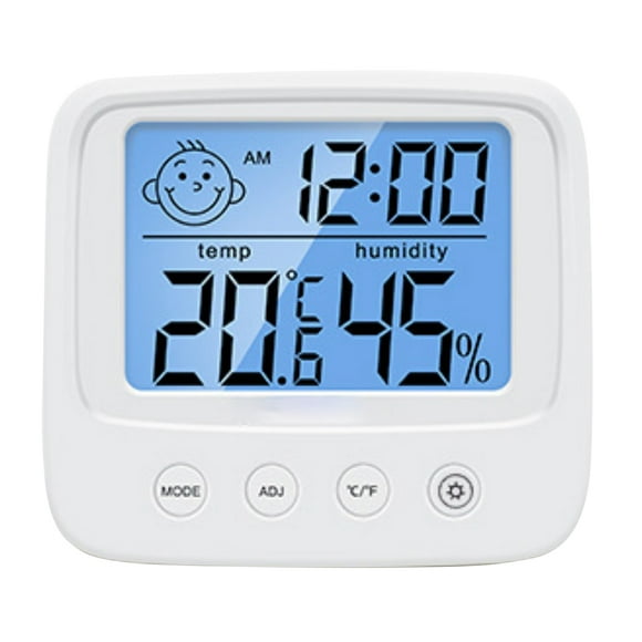 Amdohai Multifunctional Temperature And Humidity Meter with Backlight High Precision Thermo-Hygrometer Digital Thermometer Hygrometer with Humidity