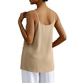 thumbnail image 5 of Office Wear for Women 2026 Kelon Womens Crop Tank Tops Cowl Neck Linen Cotton Business Casual Office Top Summer Spring Clothes, XL, 5 of 6