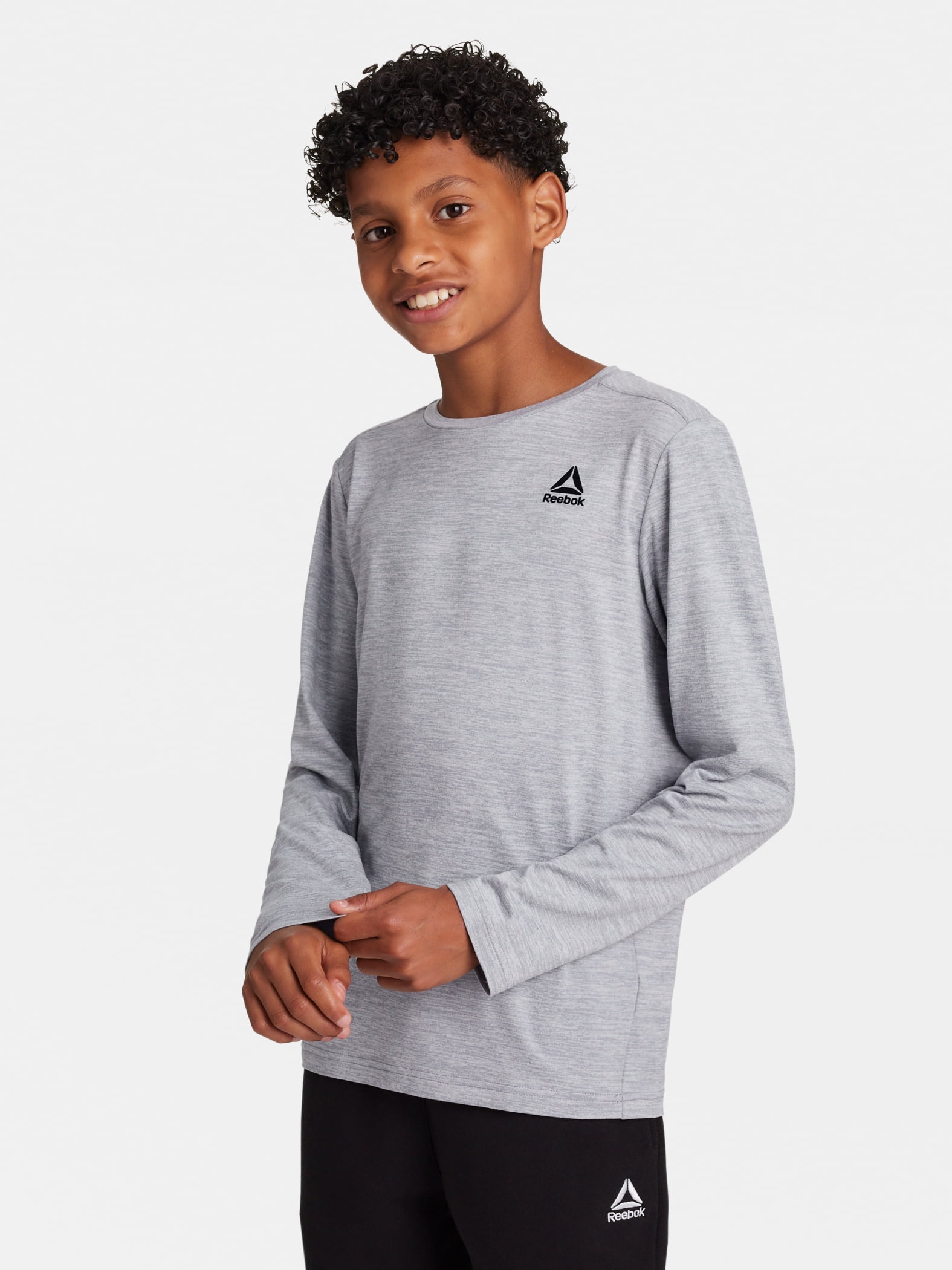 Reebok Boy's Legacy Performance Long Sleeve Core T-Shirt, Sizes 4-18