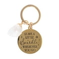 thumbnail image 1 of Something Different Porte-Clés Quartz Cristal "Leave A Little Sparkle Wherever You Go", 1 of 1