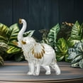 thumbnail image 6 of kowaku Animal Statue Animal Sculpture Bedroom Craft Gift Bookshelf Office Cabinet Indoor Mini Desk Home Decoration Tabletop Ornament Elephant, 6 of 9