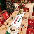 thumbnail image 6 of Festive Christmas Table Flag And Tablecloth Set In 72X13 Inch Size, Waterproof Decoration For Coffee Table And Holiday Party Setting, Long Narrow Design For Console Tables And Buffet Displays, 6 of 6