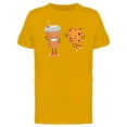 thumbnail image 1 of Coffee With Cookies Cartoon Tee Men's -Image by Shutterstock, 1 of 1