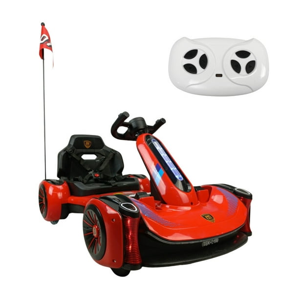 Montable Eléctrico The Baby Shop - go kart electrico, control remoto, 12v, luz, sonido, bluetooth Rojo -