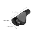 thumbnail image 6 of Raindrops 1 Pair Bicycle Handlebar Covers Black for Cyclists and Bikers, 6 of 8