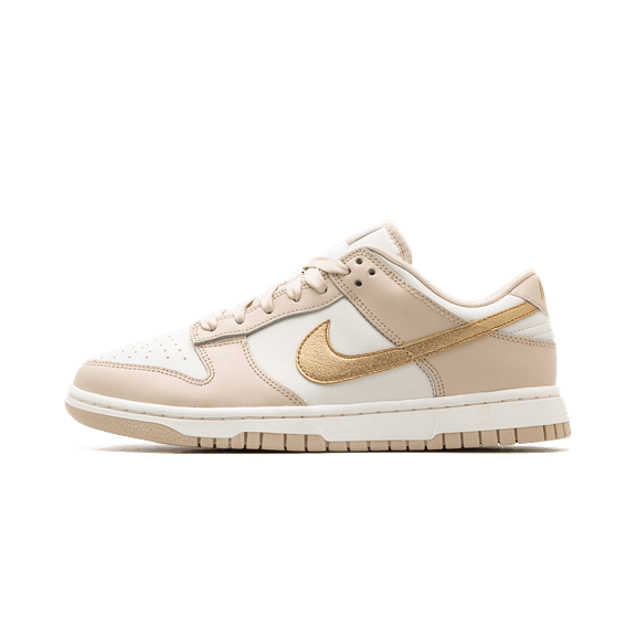 NIKE WOMENS DUNK LO MNS WMNS "Phantom Metallic Gold" DX5930 001 from Stadium Goods