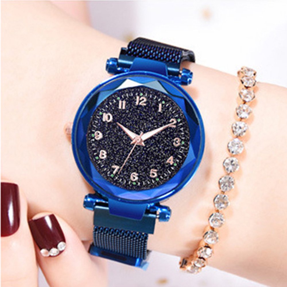Anself Luminous Quartz Women Watch Wristwatch with Numbers