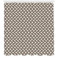 thumbnail image 3 of Ambesonne Brown and Beige Shower Curtain, Abstract Modern, 69"Wx84"L, Seal Brown and Beige, 3 of 3