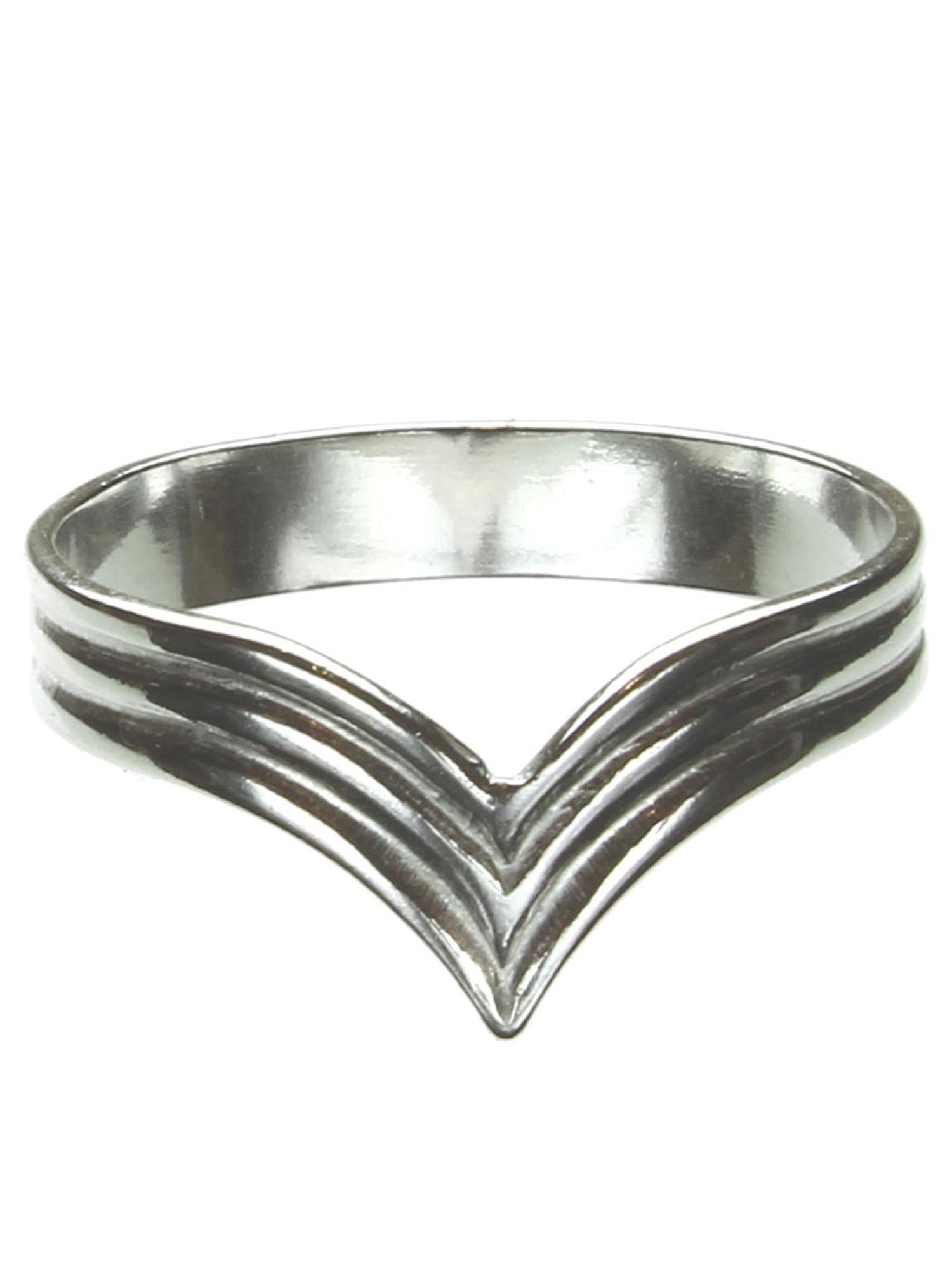 V3 Jewelry Sterling Silver with Real Red Diamond Band Ring main image 1