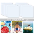 thumbnail image 2 of FEIJIBA Pool Repair Patch Kit 7cm X 7cm Repair Patch Kit Transparent 10 Pieces Pack, 2 of 8