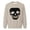 Beige, variant on Halloween Gothic Knit Sweaters for Women Skull Graphic Long Sleeve Jumper Oversized Vintage Fall Winter Pullover Top Outfits