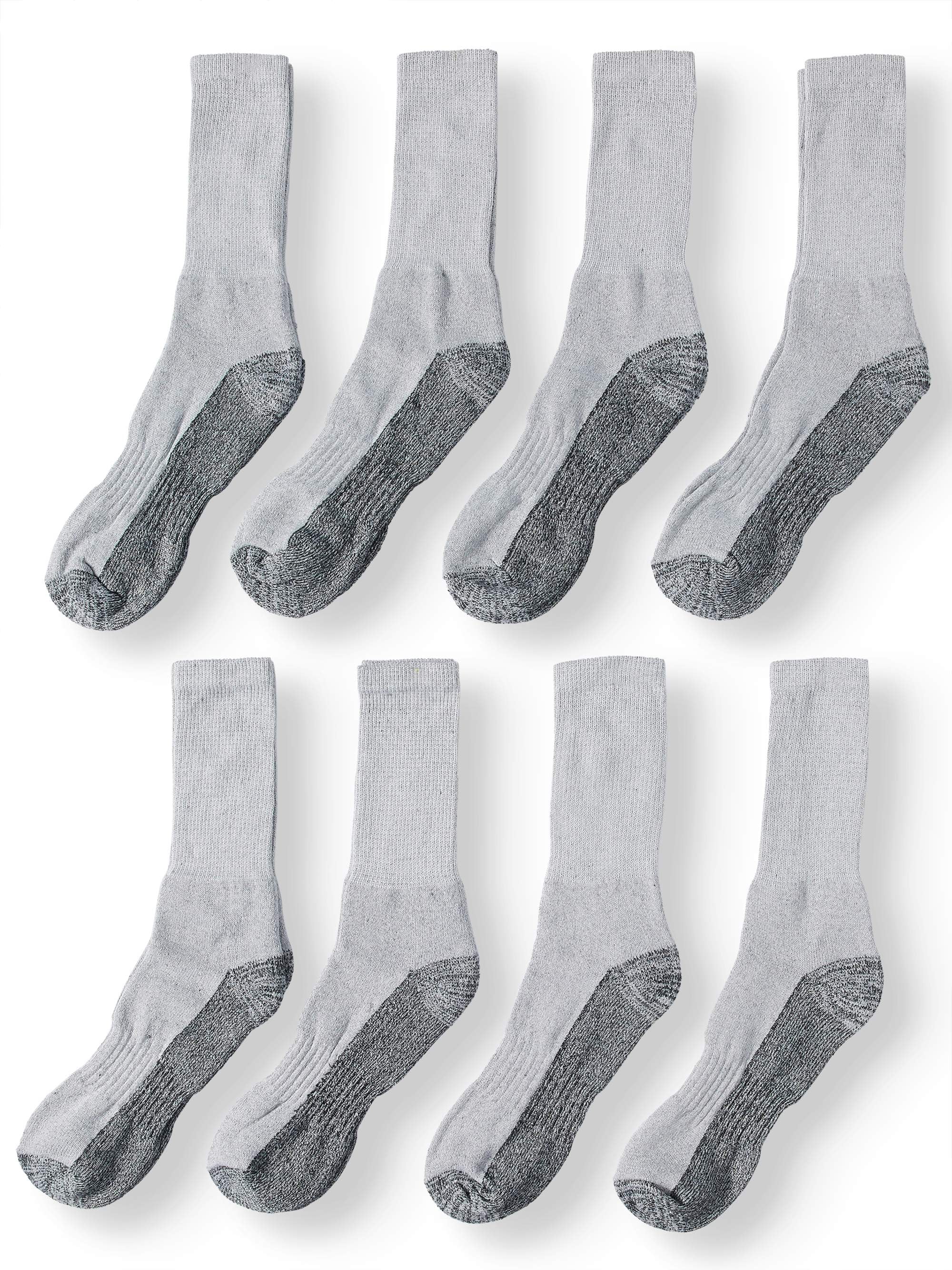 Smith's - Men's Durable Work Crew Socks, 8-Pack - Walmart.com - Walmart.com