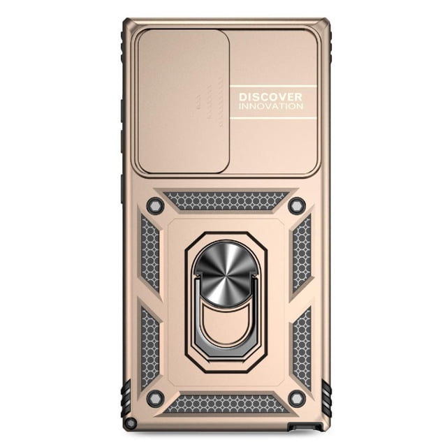 Estuche GANGXUN para Samsung Galaxy S24 Ultra, soporte giratorio 360°, estilo mecánico y magnético