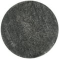thumbnail image 3 of SAFAVIEH Luxe Paxton Solid Plush Polyester Shag Area Rug, Grey, 3' x 5', 3 of 5