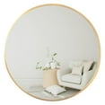 thumbnail image 2 of Plata Décor Import Inc Round Gold Mirror 60" – Modern Wall Mirror for Living Room, Bedroom, Entryway & Dining Room, 2 of 3