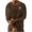 Brown, variant on Men's Dress Shirts Summer Casual Button Down Shirts Big and Tall Long Sleeve Shirts Beach Vacation Resort Wear