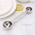 thumbnail image 6 of Sinyiin Stainless Steel Measuring Spoon Coffee Scoop Double Ended Tablespoon 15ml & 30ml, 6 of 10