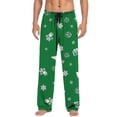 thumbnail image 2 of Conairie Christmas Pajama Pants Mid Waisted Xmas Printed Casual Sleep Pants with Drawstring and Comfortable Loose Pants Lounge Bottoms Soft Sleepwear with Pockets GreenConairieXL, 2 of 4