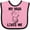 Pink and Black, variant on Inktastic My Yaya Loves Me Girls Girls Baby Bib