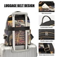 thumbnail image 3 of FORMRS Mini Backpack Purse for Women Travel Daypack Casual Shoulder Bag, Colorful Skeleton with Cloud, 3 of 7