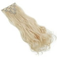 thumbnail image 4 of SEGO Clip in Hair Extensions Full Head Thick Long Straight/Curly Wave Hair 8 pieces 18 clips, 4 of 8