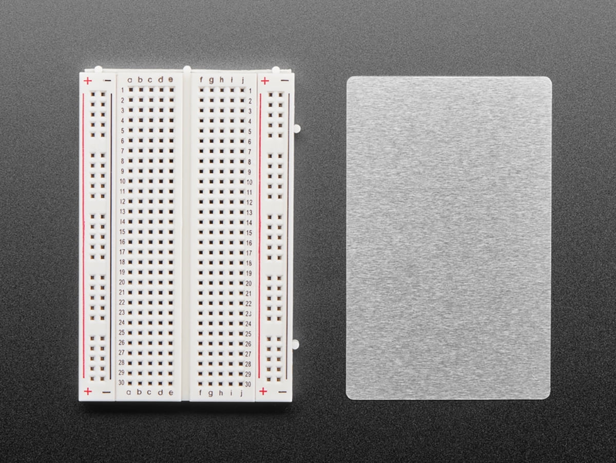 Lot Of 2 Adafruit Half Sized Premium Breadboard - 400 Tie Points (New, Sealed) - Thumbnail 3