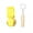 Yellow, variant on 7829 Camping Alarm Bear Bells With Whistling Bear Repelling Bells Hanging Bear Bells