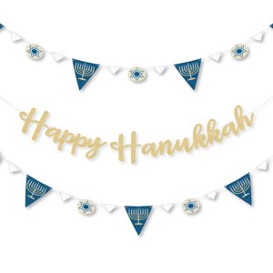 Big Dot of Happiness Hanukkah Letter Banner Decoration