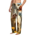thumbnail image 6 of Rateoe Sunflower Cow Pasture Pattern Men’s Ultra-Soft Comfy Pajama Lounge Pants Sleepwear,Comfortable Lounge Wear,lightweight Pajamas, Casual Home Wear-X-Large, 6 of 6