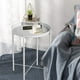 thumbnail image 1 of Mesa Lateral FurnitureR Mesa de Centro Blanca con Bandeja Auxiliar Metal Moderno, 1 of 6