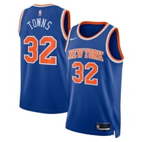 Unisex Nike Karl-Anthony Towns Blue New York Knicks Swingman Jersey - Icon Edition