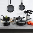 thumbnail image 1 of Classic Cuisine M030110 Cookware Set, Black - 15 Piece, 1 of 1