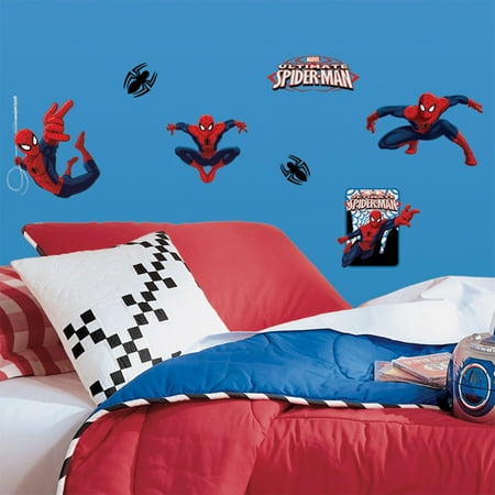 Ultimate Spiderman Peel Stick Wall Decals