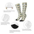 thumbnail image 4 of Picia Women Crew Soft Moisture-wicking Socks Sea Turtle Pattern Design Cotton Socks, One Size fit All, 4 of 9