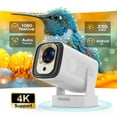 thumbnail image 1 of Magcubic HY310 Mini Proyector, Resolución Nativa 1080P y Soporte 4K, 330 ANSI, Enfoque Automático con Bocina de 5W, WiFi y Bluetooth, Control por Voz, Proyector Portátil para Cine al Aire Libre, 1 of 11