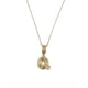 thumbnail image 1 of Collar con dije de oro laminado letra brillos Q, 1 of 7