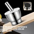 5 Inch Stainless Steel Mortar and Pestle Set Heavy Polished Maximum