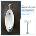 Commodes Urinal Flushometer Time Delay Manual Toilet Potty with