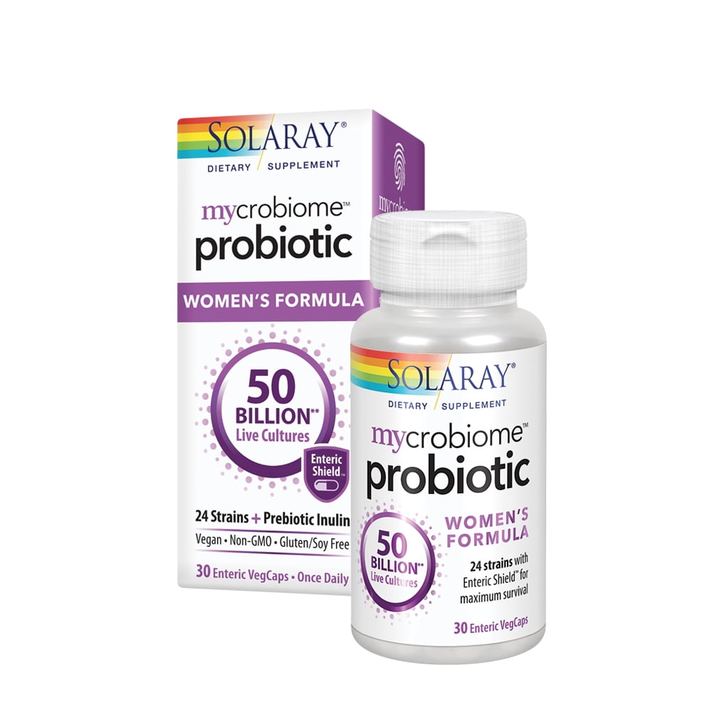 Solaray Mycrobiome Probiotic Womens Formula Specially Formulated for