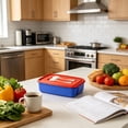 thumbnail image 5 of AYktou Lunch Box for Women and Men, Divided Bento Box for Adults, 3-Compartment Lunch Container with Spoon & Fork, Dishwasher Microwave Safe, Portable Leak-Proof Bento Food Container, 5 of 6