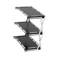 thumbnail image 2 of koolsoo Camping Folding Storage Rack Desktop Stable Outside for Fishing Hiking Beach Three Layers, 2 of 9