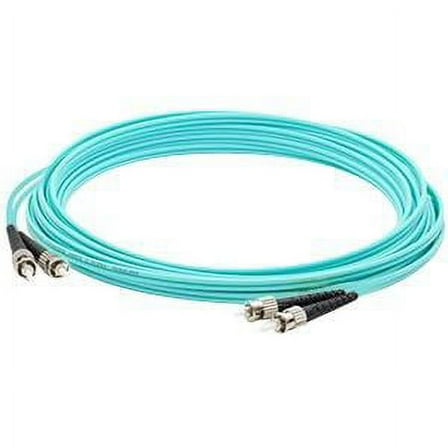 AddOn 2m ST OM3 Aqua Patch Cable - Patch cable - ST/UPC multi-mode (M) to ST/UPC multi-mode (M) - 2 m - fiber optic - duplex - 50 / 125 micron - OM3 - halogen-free - aqua