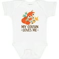 thumbnail image 3 of Inktastic My Cousin Loves Me Fox Boys or Girls Baby Bodysuit, 3 of 5