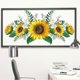 thumbnail image 5 of Vinilo decorativo de girasoles autoadhesivo para pared, adhesivo de girasoles removible, mural floral, decoración de pared DIY para guardería, dormitorio y cocina., 5 of 5