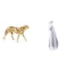 thumbnail image 1 of Figura de guepardo,Figura de guepardo dorado,adorno de escritorio moderno,Figura de escritorio,Estatua de niña linda de escritorio,adorno nórdico moderno,Figura de niña para, 1 of 8