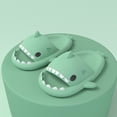thumbnail image 1 of Shark Slippers Non-slip Shower Bathroom Slippers Soft Summer Slide Sandals For Girls And Boys New, 1 of 4